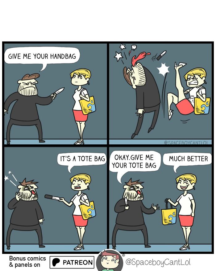 69 Hilarious Comics With Unexpected And Sometimes Dark Endings By SpaceboyCantLOL (New Pics)