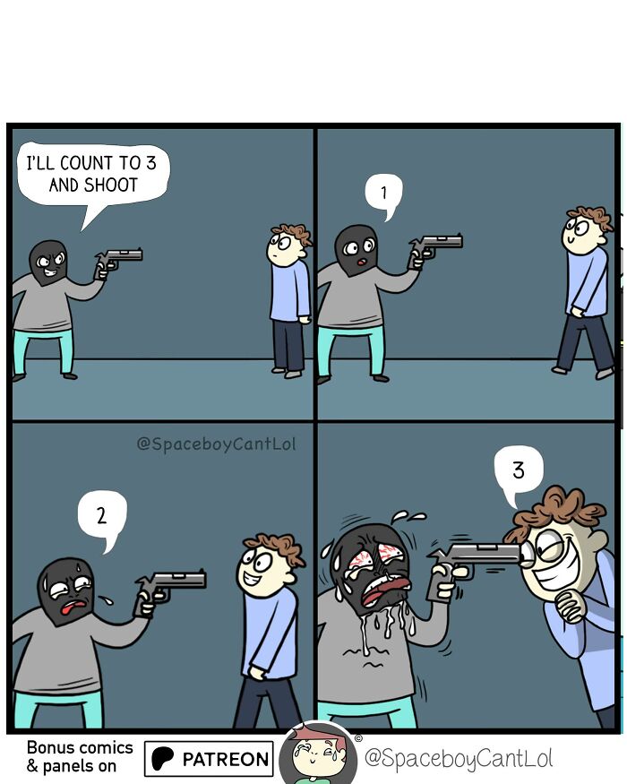 69 Hilarious Comics With Unexpected And Sometimes Dark Endings By SpaceboyCantLOL (New Pics)