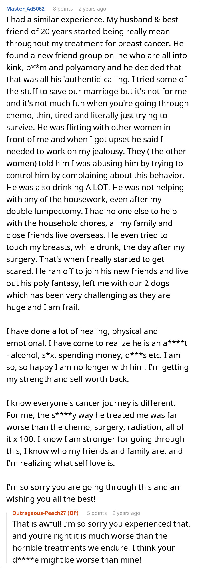 Cancer Battle Turns Into Heartbreak As Hubs Walks Out, Wife Faces Illness And Survival Alone Cancer Battle Turns Into Heartbreak As Hubs Walks Out, Wife Faces Illness And Survival Alone