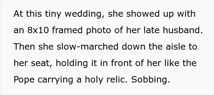 Bride Honors Late Dad During Wedding, MIL Puts On A Show To Prove That Her Grief Is Bigger Bride Honors Late Dad During Wedding, MIL Puts On A Show To Prove That Her Grief Is Bigger