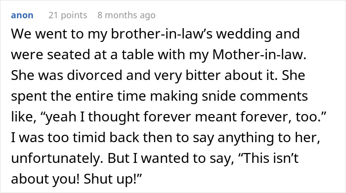 Bride Honors Late Dad During Wedding, MIL Puts On A Show To Prove That Her Grief Is Bigger Bride Honors Late Dad During Wedding, MIL Puts On A Show To Prove That Her Grief Is Bigger
