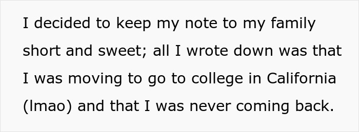 18YO Ditches Toxic Fam As They Torment Him For Years, Enjoys Life After Sparking An Uproar In Theirs 18YO Ditches Toxic Fam As They Torment Him For Years, Enjoys Life After Sparking An Uproar In Theirs