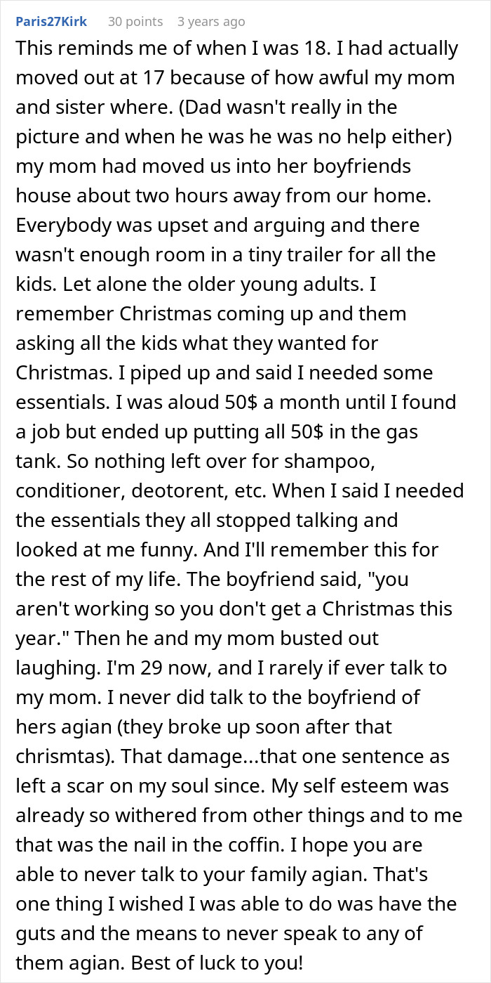 18YO Ditches Toxic Fam As They Torment Him For Years, Enjoys Life After Sparking An Uproar In Theirs 18YO Ditches Toxic Fam As They Torment Him For Years, Enjoys Life After Sparking An Uproar In Theirs