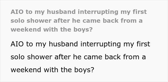 Guy Returns From Bachelor Trip, Then Leaves Wife Alone With Sick Kids During Her First Shower Guy Returns From Bachelor Trip, Then Leaves Wife Alone With Sick Kids During Her First Shower