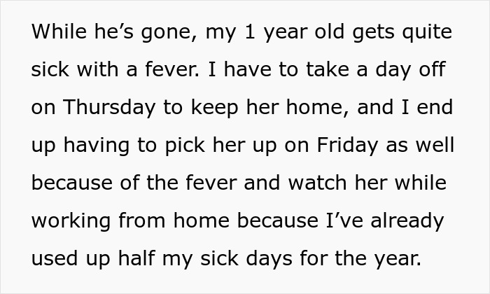 Guy Returns From Bachelor Trip, Then Leaves Wife Alone With Sick Kids During Her First Shower Guy Returns From Bachelor Trip, Then Leaves Wife Alone With Sick Kids During Her First Shower