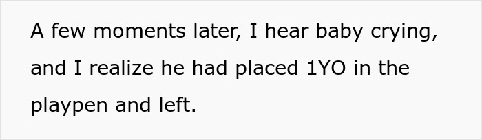 Guy Returns From Bachelor Trip, Then Leaves Wife Alone With Sick Kids During Her First Shower Guy Returns From Bachelor Trip, Then Leaves Wife Alone With Sick Kids During Her First Shower