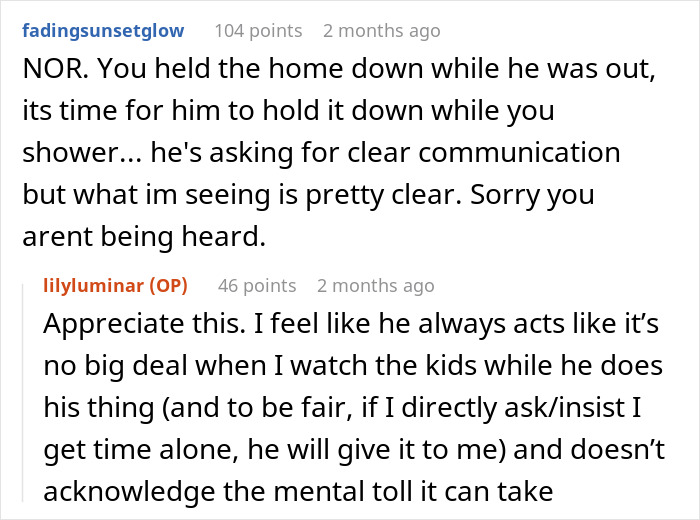 Guy Returns From Bachelor Trip, Then Leaves Wife Alone With Sick Kids During Her First Shower Guy Returns From Bachelor Trip, Then Leaves Wife Alone With Sick Kids During Her First Shower