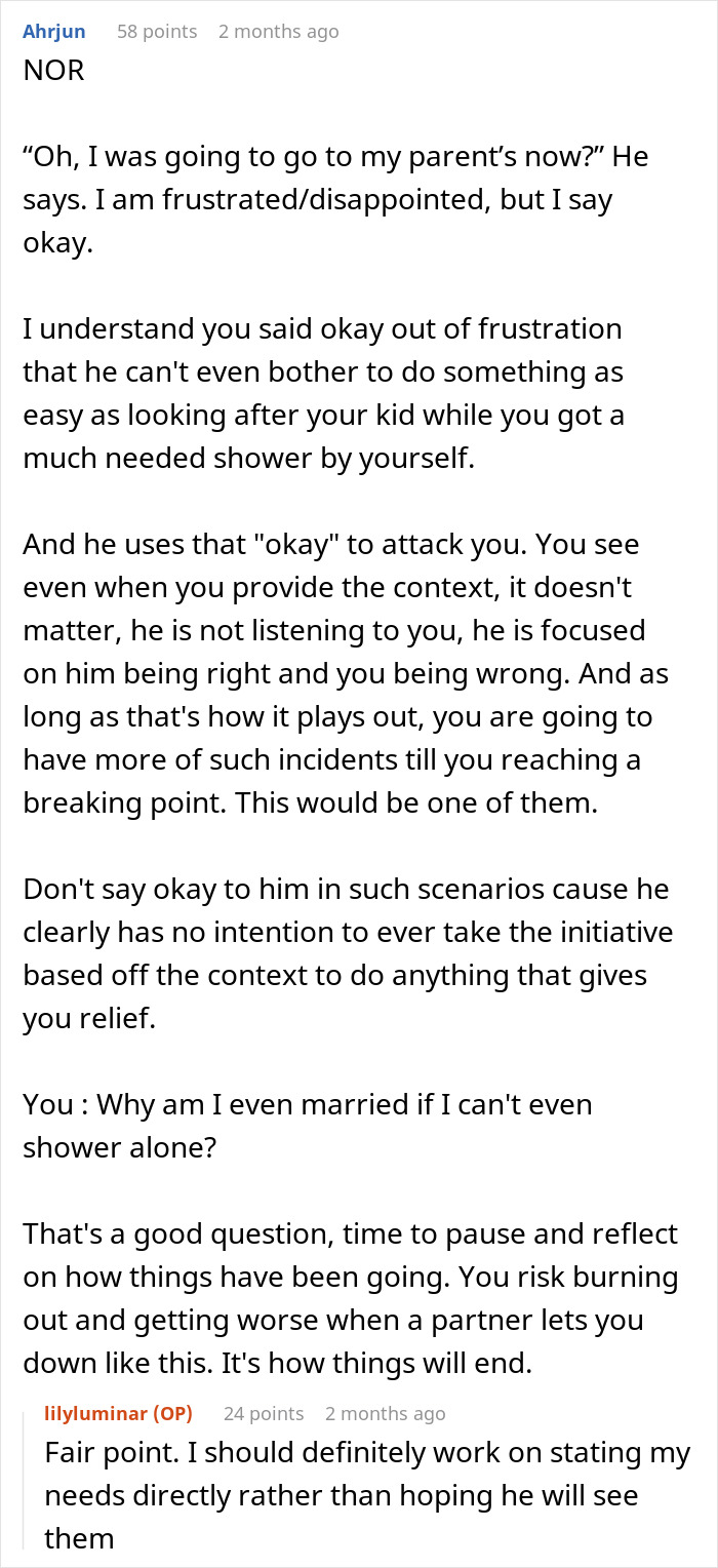 Guy Returns From Bachelor Trip, Then Leaves Wife Alone With Sick Kids During Her First Shower Guy Returns From Bachelor Trip, Then Leaves Wife Alone With Sick Kids During Her First Shower