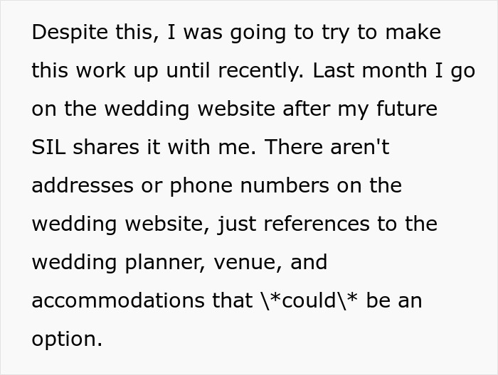 “I Became The Villain”: Woman Refuses To Attend Brother’s Wedding After Huge Miscommunication “I Became The Villain”: Woman Refuses To Attend Brother’s Wedding After Huge Miscommunication