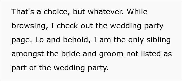 “I Became The Villain”: Woman Refuses To Attend Brother’s Wedding After Huge Miscommunication “I Became The Villain”: Woman Refuses To Attend Brother’s Wedding After Huge Miscommunication