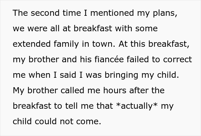 “I Became The Villain”: Woman Refuses To Attend Brother’s Wedding After Huge Miscommunication “I Became The Villain”: Woman Refuses To Attend Brother’s Wedding After Huge Miscommunication