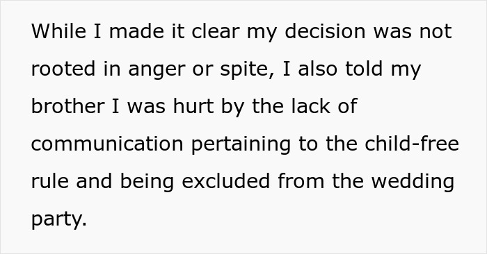 “I Became The Villain”: Woman Refuses To Attend Brother’s Wedding After Huge Miscommunication “I Became The Villain”: Woman Refuses To Attend Brother’s Wedding After Huge Miscommunication