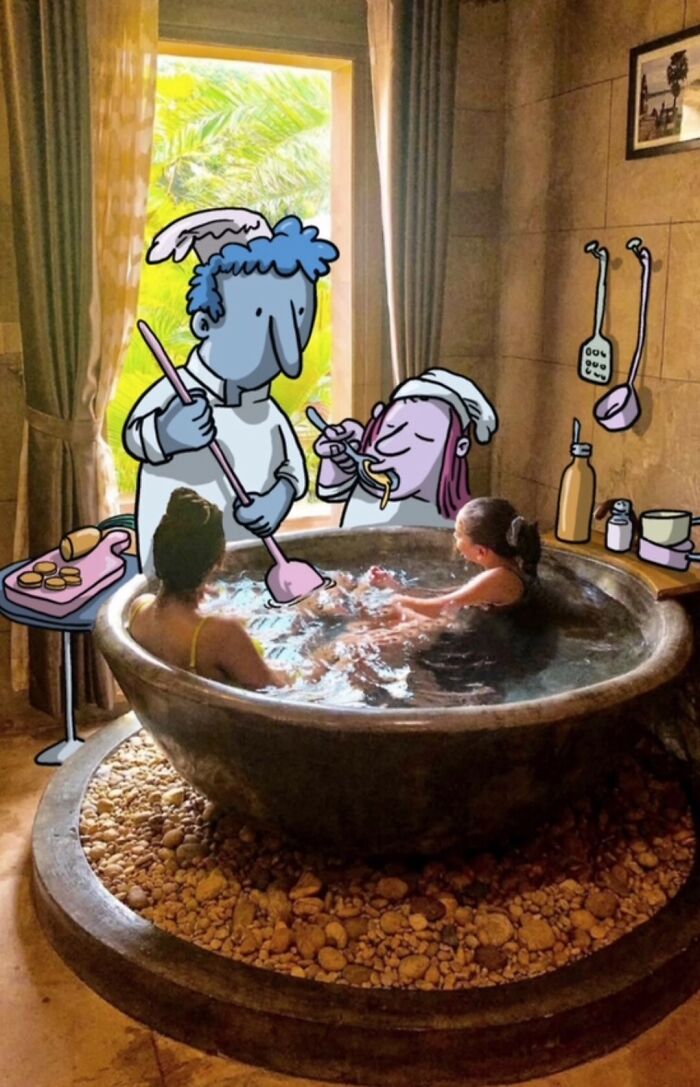 Illustrator Continues To ‘Invade’ Strangers’ Instagram Photos With Funny Cartoons (27 New Pics) Illustrator Continues To ‘Invade’ Strangers’ Instagram Photos With Funny Cartoons (27 New Pics)