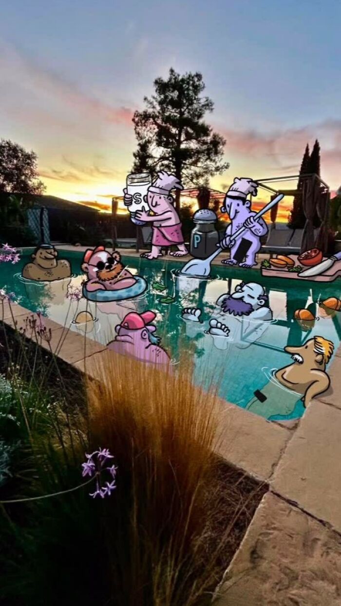 Illustrator Continues To ‘Invade’ Strangers’ Instagram Photos With Funny Cartoons (27 New Pics) Illustrator Continues To ‘Invade’ Strangers’ Instagram Photos With Funny Cartoons (27 New Pics)