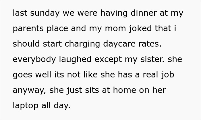 Woman Spends Years As Her Sister’s Free Babysitter Until One Cruel Comment At Dinner Ends It All Woman Spends Years As Her Sister’s Free Babysitter Until One Cruel Comment At Dinner Ends It All