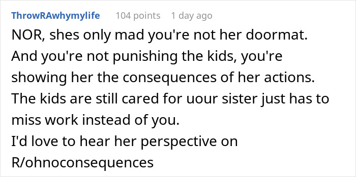 Woman Spends Years As Her Sister’s Free Babysitter Until One Cruel Comment At Dinner Ends It All Woman Spends Years As Her Sister’s Free Babysitter Until One Cruel Comment At Dinner Ends It All