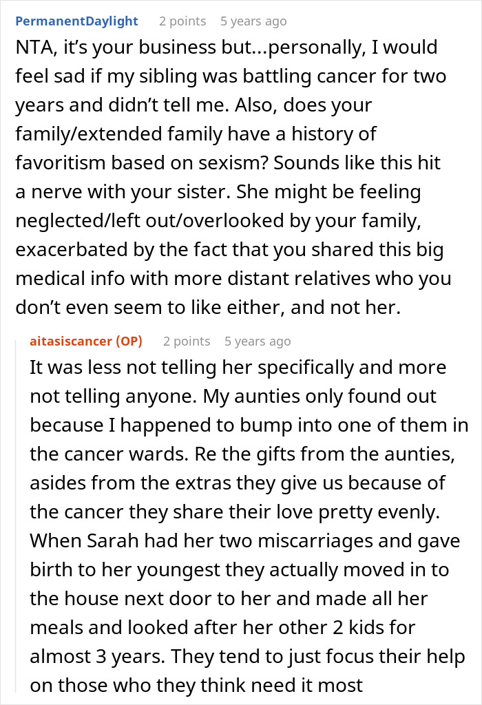 Sis Gets Jealous She Never Got Food Baskets From Fam, Doesn’t Realize Bro Gets Them As He Has Cancer Sis Gets Jealous She Never Got Food Baskets From Fam, Doesn’t Realize Bro Gets Them As He Has Cancer