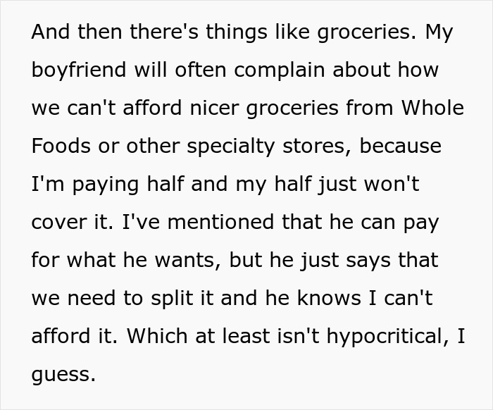 Wealthy BF Insists On 50/50 Split Despite GF Struggling, Writes Her A Check The Day She Leaves Wealthy BF Insists On 50/50 Split Despite GF Struggling, Writes Her A Check The Day She Leaves