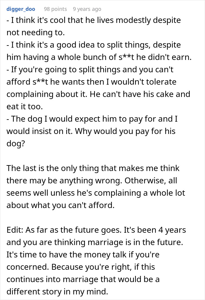 Wealthy BF Insists On 50/50 Split Despite GF Struggling, Writes Her A Check The Day She Leaves Wealthy BF Insists On 50/50 Split Despite GF Struggling, Writes Her A Check The Day She Leaves