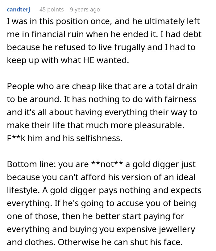 Wealthy BF Insists On 50/50 Split Despite GF Struggling, Writes Her A Check The Day She Leaves Wealthy BF Insists On 50/50 Split Despite GF Struggling, Writes Her A Check The Day She Leaves
