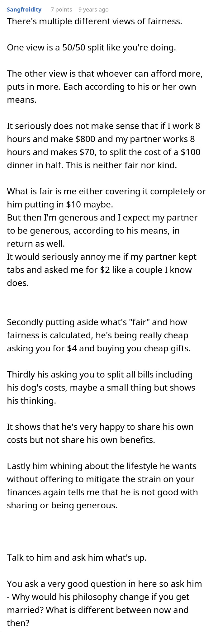 Wealthy BF Insists On 50/50 Split Despite GF Struggling, Writes Her A Check The Day She Leaves Wealthy BF Insists On 50/50 Split Despite GF Struggling, Writes Her A Check The Day She Leaves