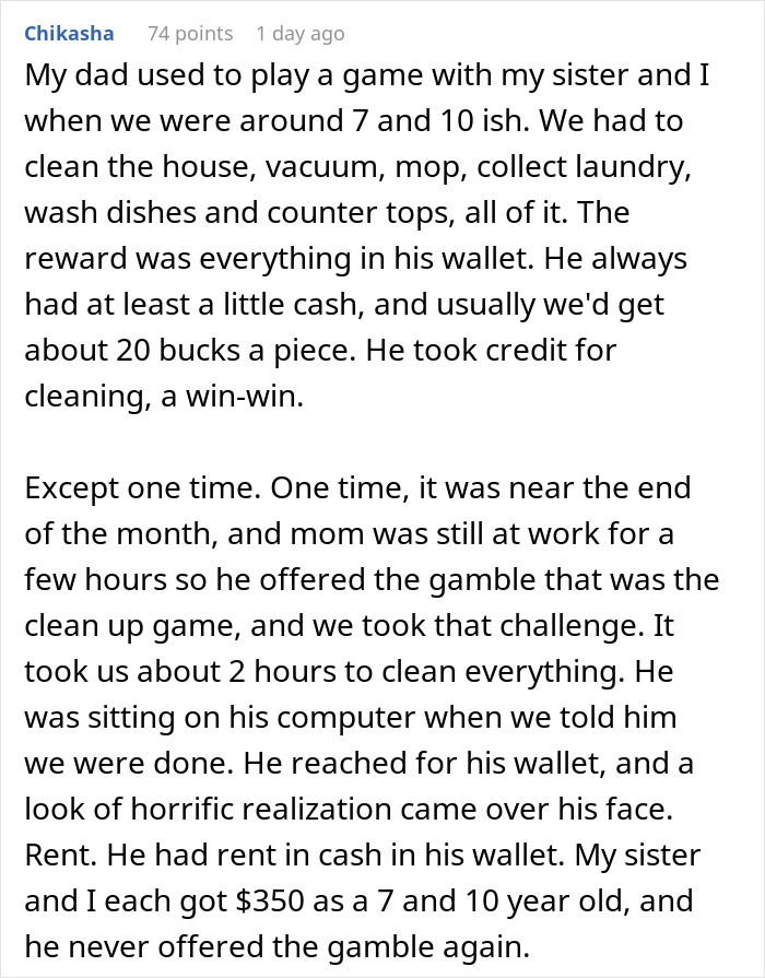 Family Rule Backfires After 8-Year-Old Kid Pockets Dad’s Money: “Fair Game”