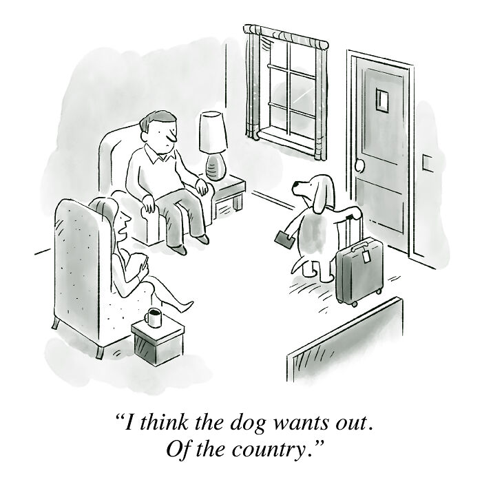 Former New Yorker Contributor Created 40 Cartoons That Perfectly Capture Everyday Absurdity