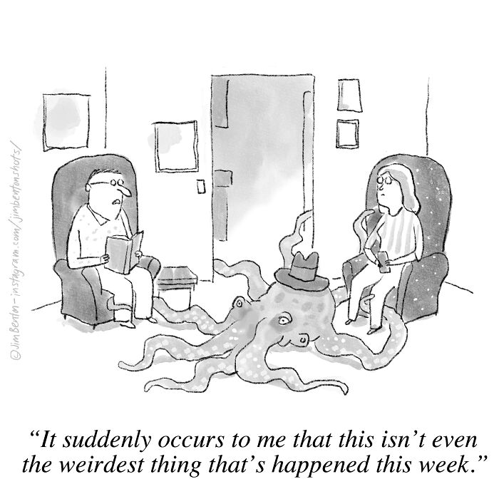 Former New Yorker Contributor Created 40 Cartoons That Perfectly Capture Everyday Absurdity