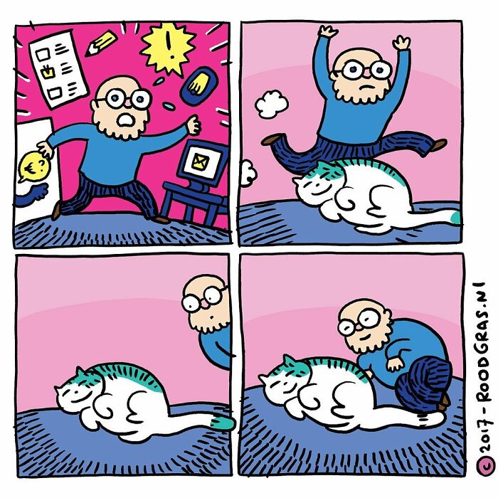“I Think Everyone Loves Cats”: 26 Adorable Comics By Rob Van Barneveld (New Pics) “I Think Everyone Loves Cats”: 26 Adorable Comics By Rob Van Barneveld (New Pics)