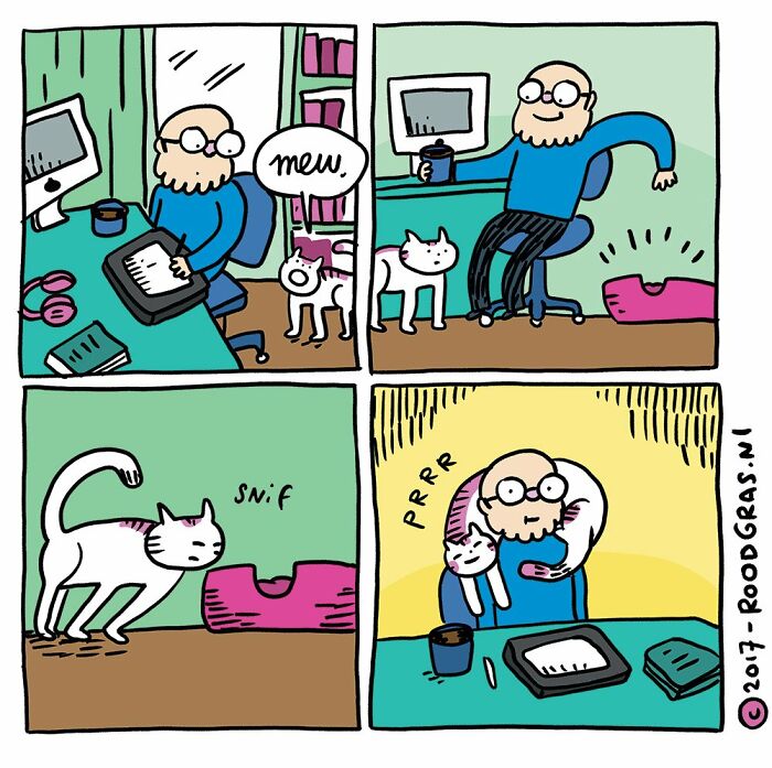 “I Think Everyone Loves Cats”: 26 Adorable Comics By Rob Van Barneveld (New Pics) “I Think Everyone Loves Cats”: 26 Adorable Comics By Rob Van Barneveld (New Pics)