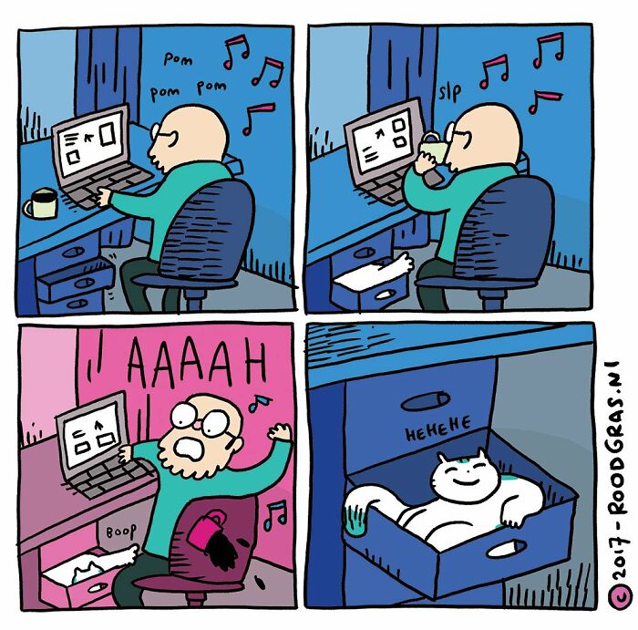 “I Think Everyone Loves Cats”: 26 Adorable Comics By Rob Van Barneveld (New Pics) “I Think Everyone Loves Cats”: 26 Adorable Comics By Rob Van Barneveld (New Pics)