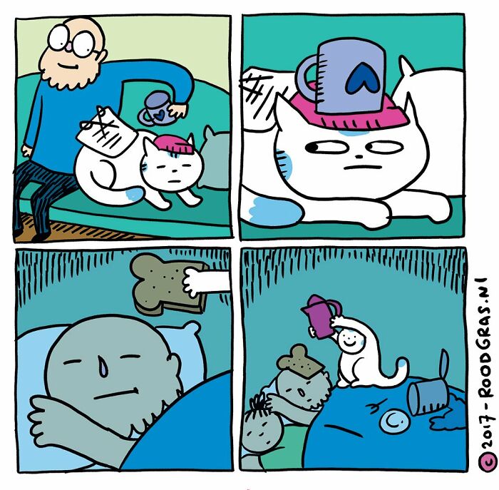 “I Think Everyone Loves Cats”: 26 Adorable Comics By Rob Van Barneveld (New Pics) “I Think Everyone Loves Cats”: 26 Adorable Comics By Rob Van Barneveld (New Pics)