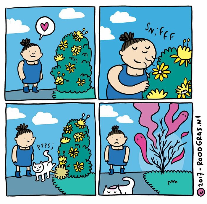 “I Think Everyone Loves Cats”: 26 Adorable Comics By Rob Van Barneveld (New Pics) “I Think Everyone Loves Cats”: 26 Adorable Comics By Rob Van Barneveld (New Pics)