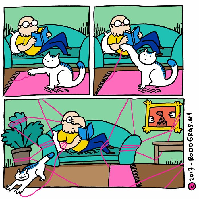 “I Think Everyone Loves Cats”: 26 Adorable Comics By Rob Van Barneveld (New Pics) “I Think Everyone Loves Cats”: 26 Adorable Comics By Rob Van Barneveld (New Pics)