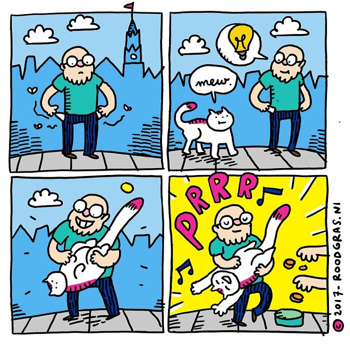 “I Think Everyone Loves Cats”: 26 Adorable Comics By Rob Van Barneveld (New Pics) “I Think Everyone Loves Cats”: 26 Adorable Comics By Rob Van Barneveld (New Pics)