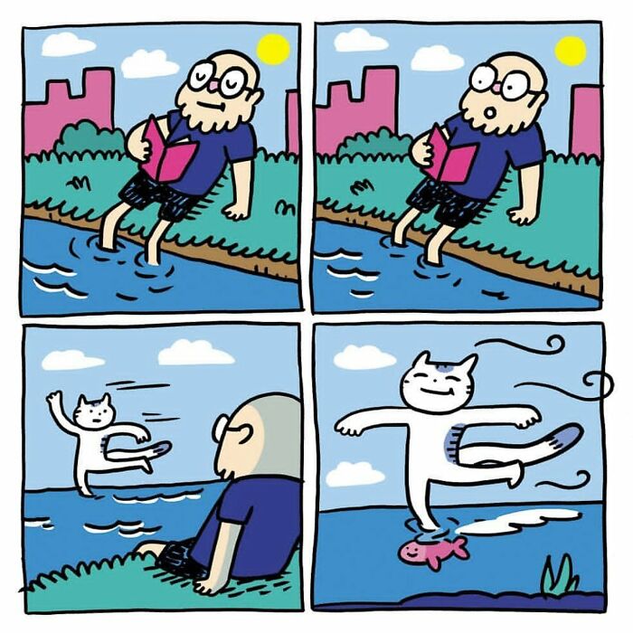 “I Think Everyone Loves Cats”: 26 Adorable Comics By Rob Van Barneveld (New Pics) “I Think Everyone Loves Cats”: 26 Adorable Comics By Rob Van Barneveld (New Pics)