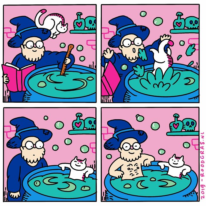 “I Think Everyone Loves Cats”: 26 Adorable Comics By Rob Van Barneveld (New Pics) “I Think Everyone Loves Cats”: 26 Adorable Comics By Rob Van Barneveld (New Pics)