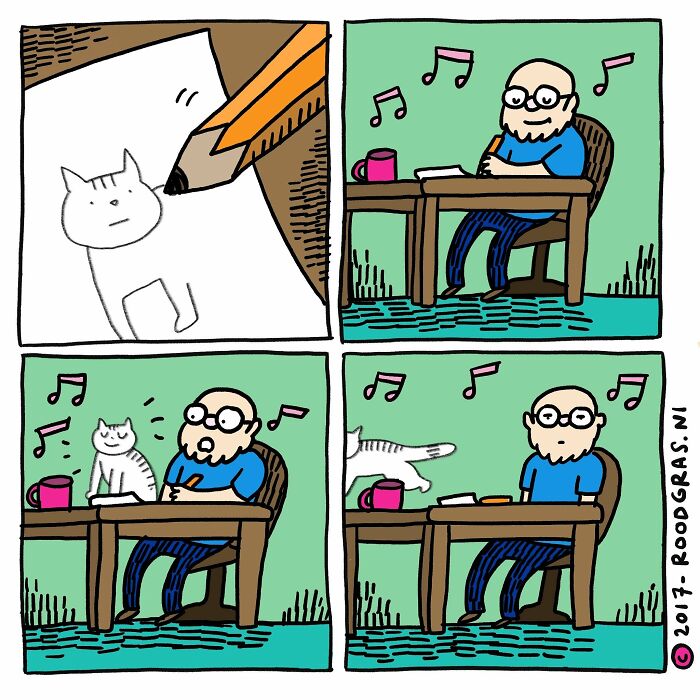 “I Think Everyone Loves Cats”: 26 Adorable Comics By Rob Van Barneveld (New Pics) “I Think Everyone Loves Cats”: 26 Adorable Comics By Rob Van Barneveld (New Pics)