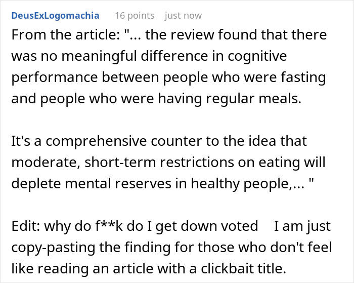 Researchers Just Made A Surprising Discovery About Fasting And The “Mind-Dumbing” Myth About It Researchers Just Made A Surprising Discovery About Fasting And The “Mind-Dumbing” Myth About It