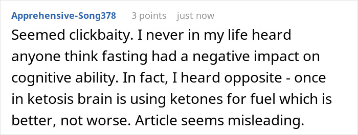 Researchers Just Made A Surprising Discovery About Fasting And The “Mind-Dumbing” Myth About It Researchers Just Made A Surprising Discovery About Fasting And The “Mind-Dumbing” Myth About It