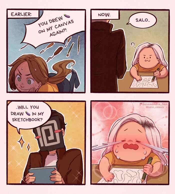 23 Anime-Inspired Comics By This Artist That Perfectly Capture The Emotional Chaos Of Modern Life