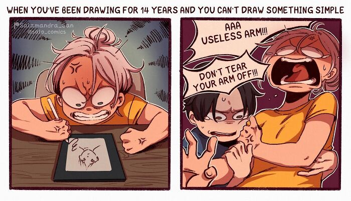 23 Anime-Inspired Comics By This Artist That Perfectly Capture The Emotional Chaos Of Modern Life