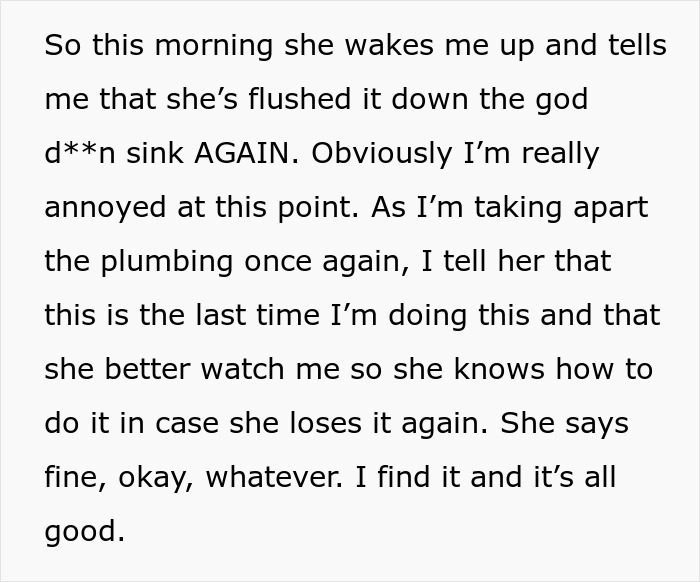 GF Makes BF Spend $90 On Nose Piercing, Loses It 6 Times And Expects Him To Take Plumbing Apart