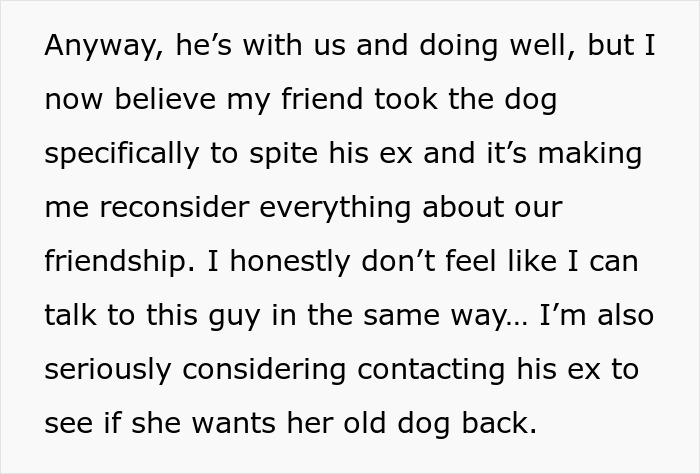 Guy Keeps Ex’s Old Dog With Him Out Of Spite, Hands Him Over To Friend After It Becomes Too Much