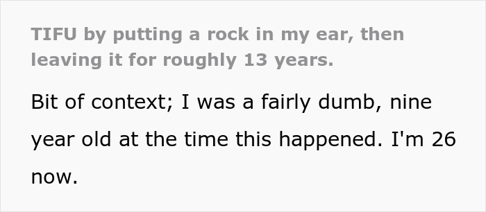 Guy Carries A Rock In His Ear For 13 Years, Finally Pulls It Out Himself After Doctors Fail