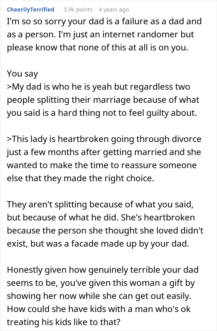 Son Unfairly Abandoned By Dad Reveals The Truth To His New Wife, Leads To Marriage Falling Apart