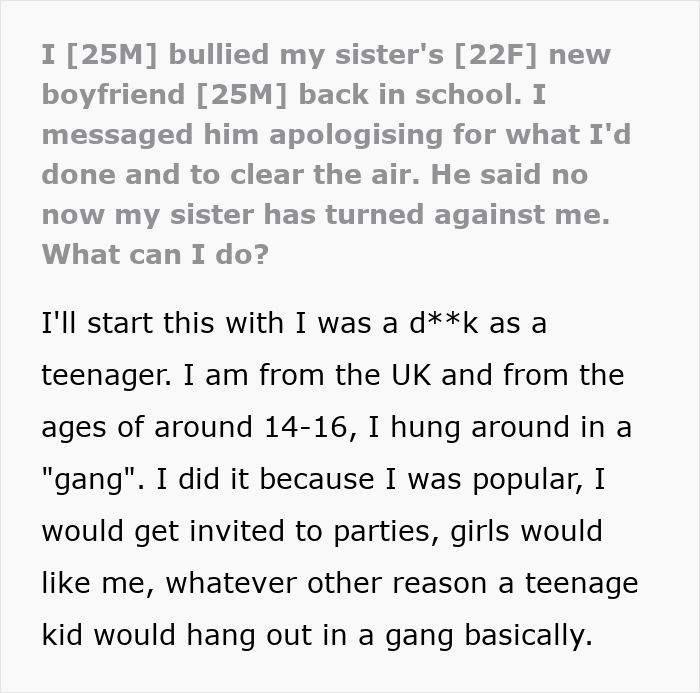 Guy Begs For Forgiveness For Bullying Sis’s BF In School, Ends Up With A Bruised Face And Single Sis Guy Begs For Forgiveness For Bullying Sis’s BF In School, Ends Up With A Bruised Face And Single Sis