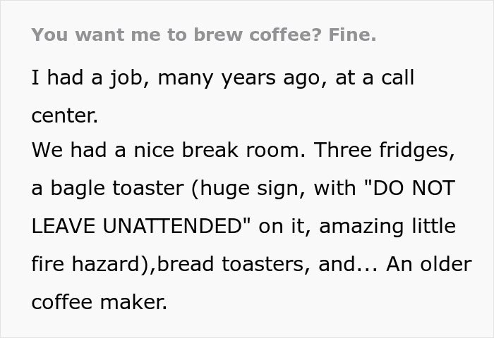 “It Was Glorious”: Woman Who Doesn’t Drink Coffee Is Put In Charge Of The Brewer, Enjoys Caffeinate Chaos “It Was Glorious”: Woman Who Doesn’t Drink Coffee Is Put In Charge Of The Brewer, Enjoys Caffeinate Chaos