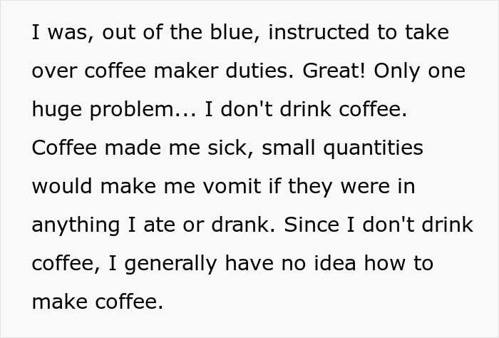 “It Was Glorious”: Woman Who Doesn’t Drink Coffee Is Put In Charge Of The Brewer, Enjoys Caffeinate Chaos “It Was Glorious”: Woman Who Doesn’t Drink Coffee Is Put In Charge Of The Brewer, Enjoys Caffeinate Chaos