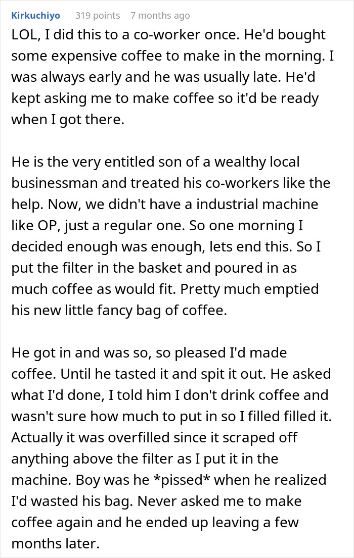 “It Was Glorious”: Woman Who Doesn’t Drink Coffee Is Put In Charge Of The Brewer, Enjoys Caffeinate Chaos “It Was Glorious”: Woman Who Doesn’t Drink Coffee Is Put In Charge Of The Brewer, Enjoys Caffeinate Chaos